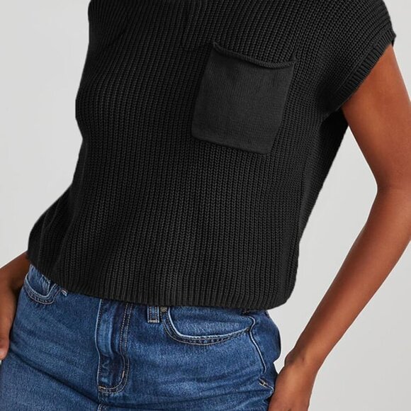 Women's Casual Short Sleeve Loose Tunic Tops - Lightweight Knit Spring Pullover - Picture 4 of 6